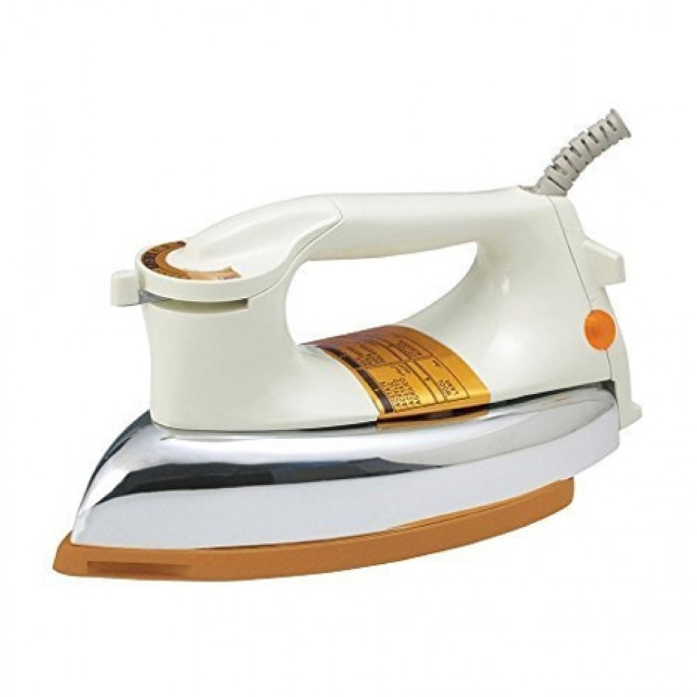 National Automatic Heavy Weight Dry Iron - 1000 Watts - White