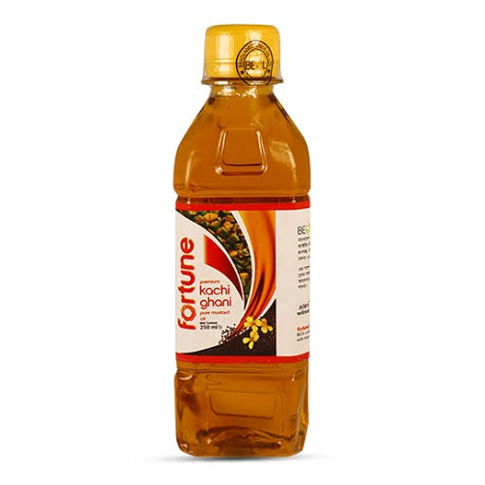 Fortune Kachi Ghani Pure Mustard Oil - 250ml