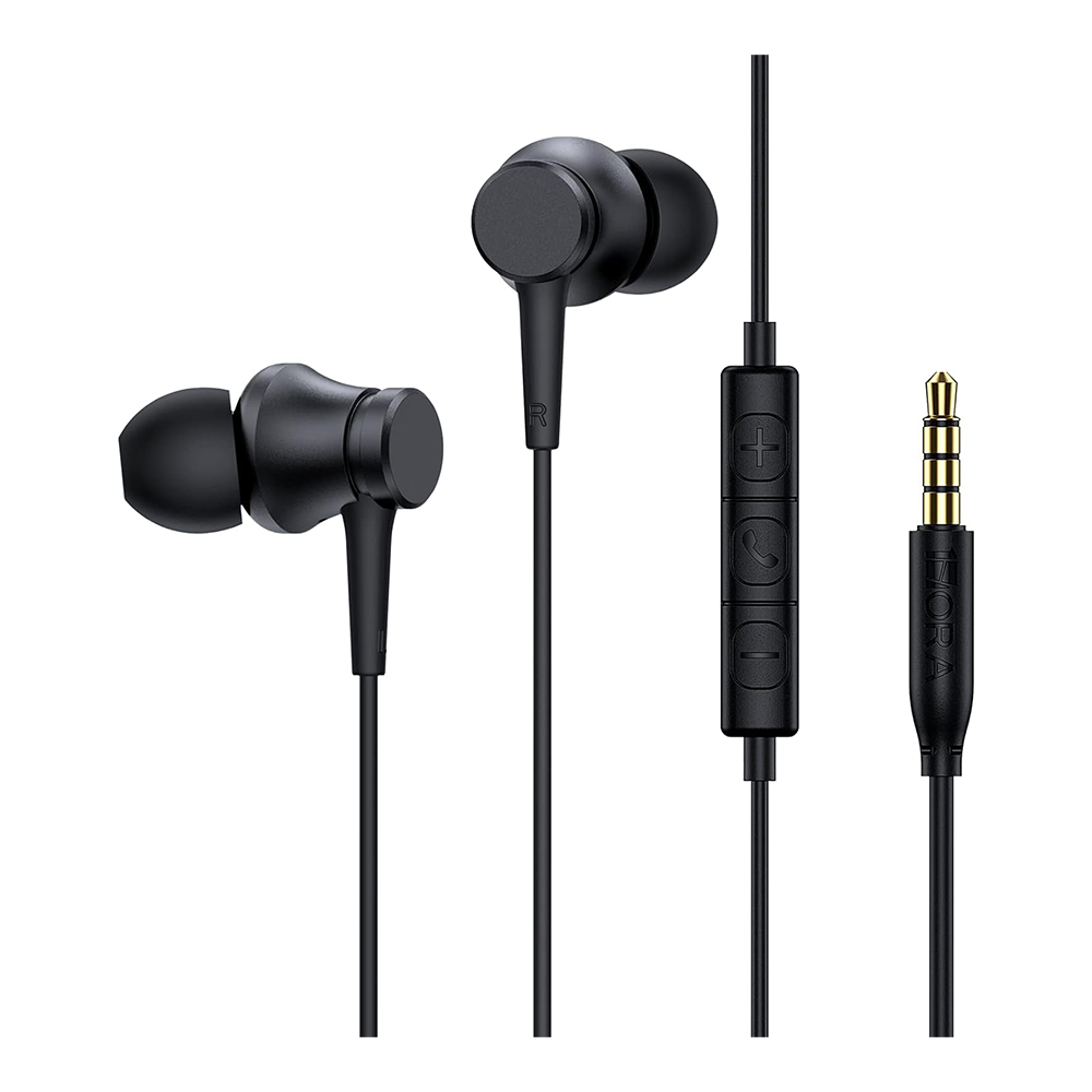 1Hora AUT111N In Ear Wired Earphone - Black