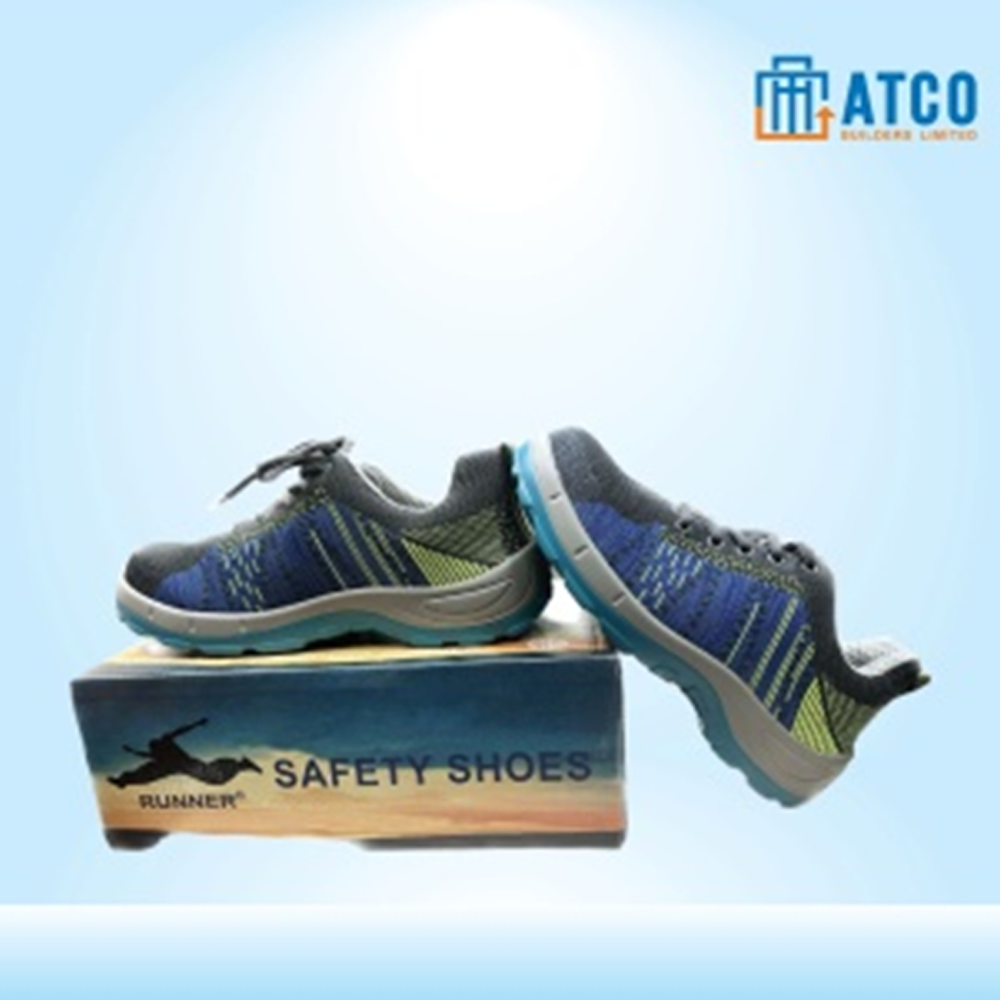 Runner Safety Shoes for Men - Blue - SHR11