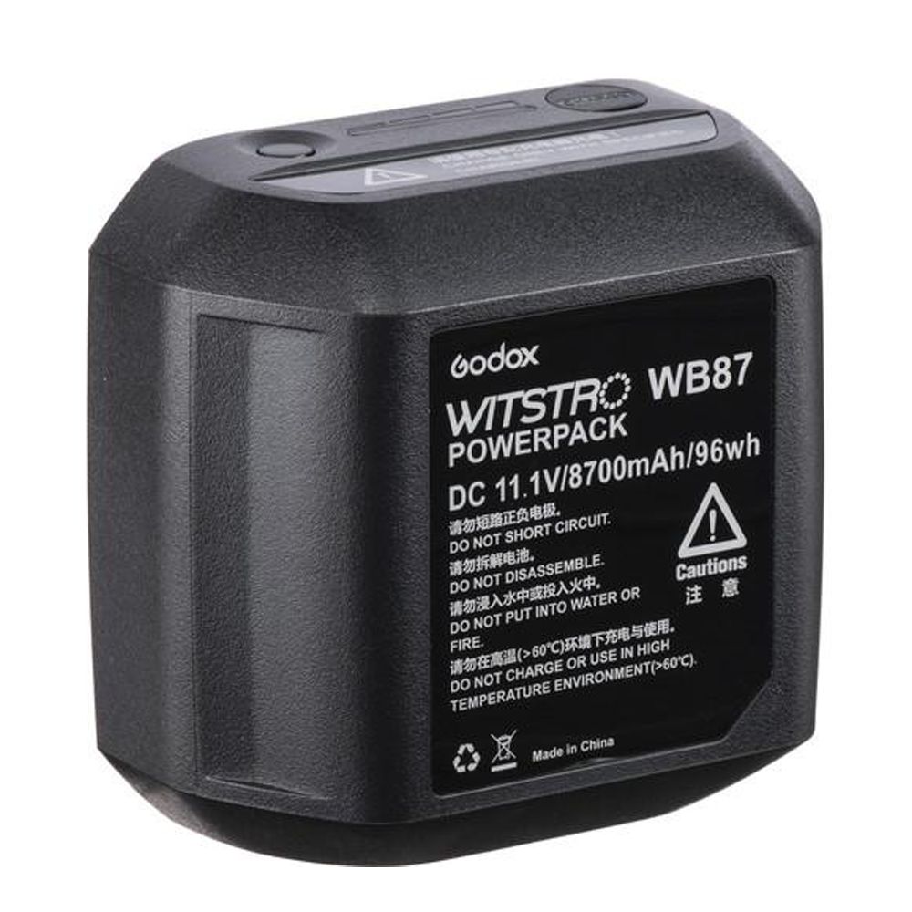 Godox WB87 11.1V 8700mAh Battery Pack - Black