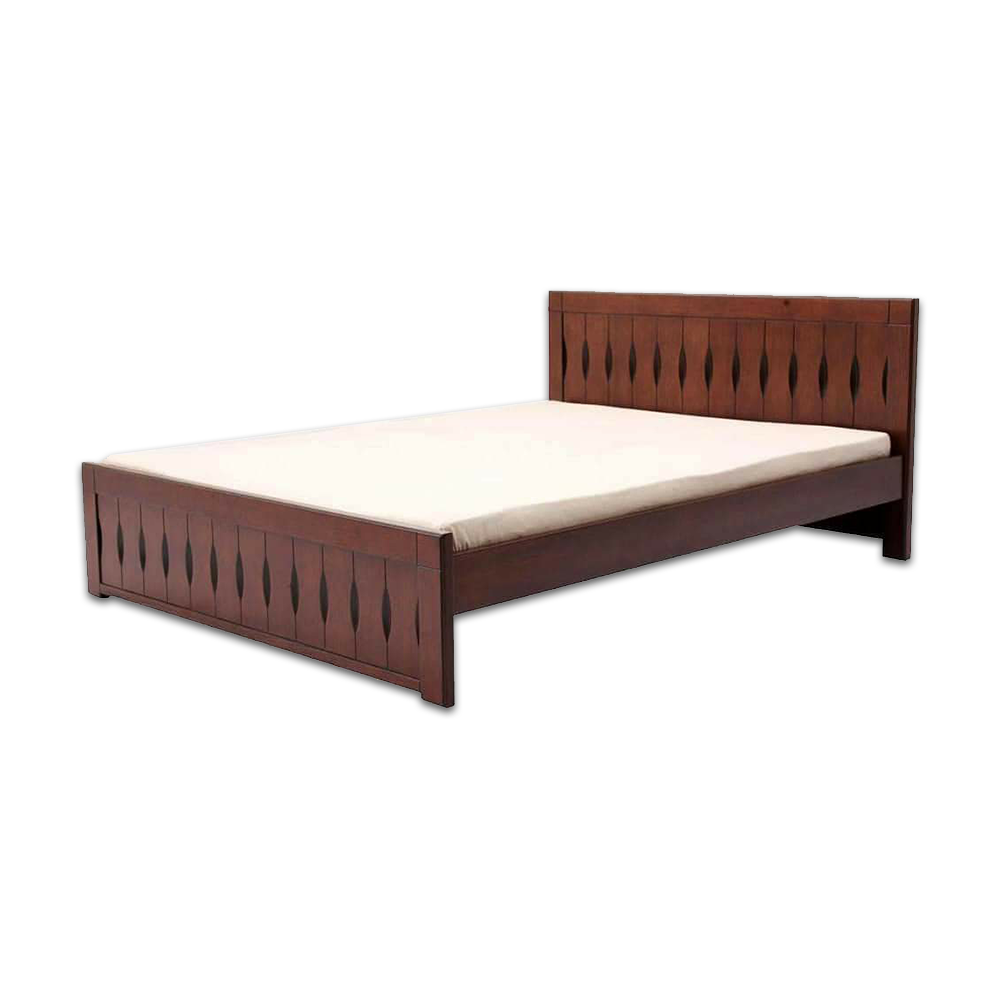 Malaysian Processed Wood King Size Bed - 6'*7' Feet