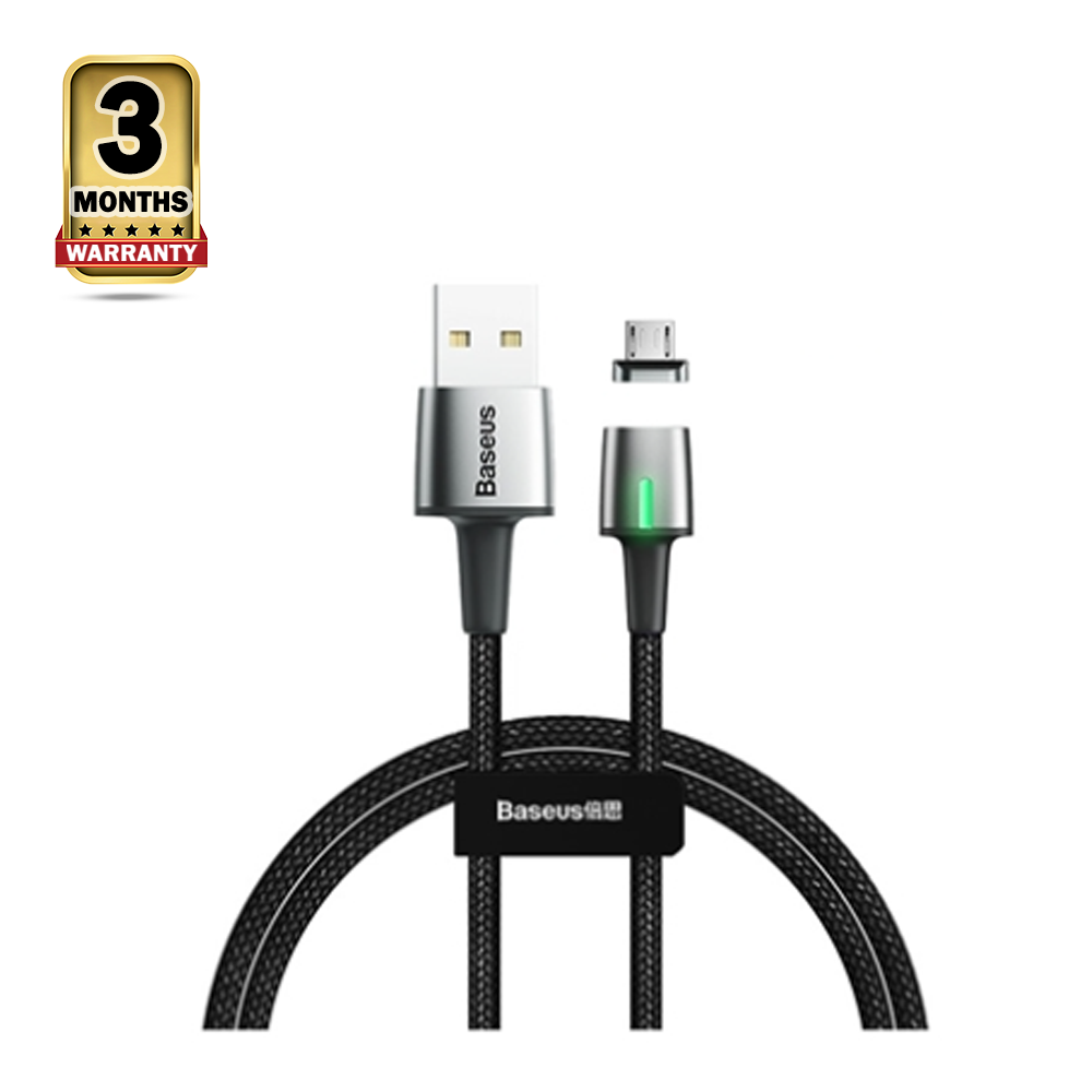 Baseus CAMXC-I01 Zinc Magnetic USB Cable For Micro Charging - Black 