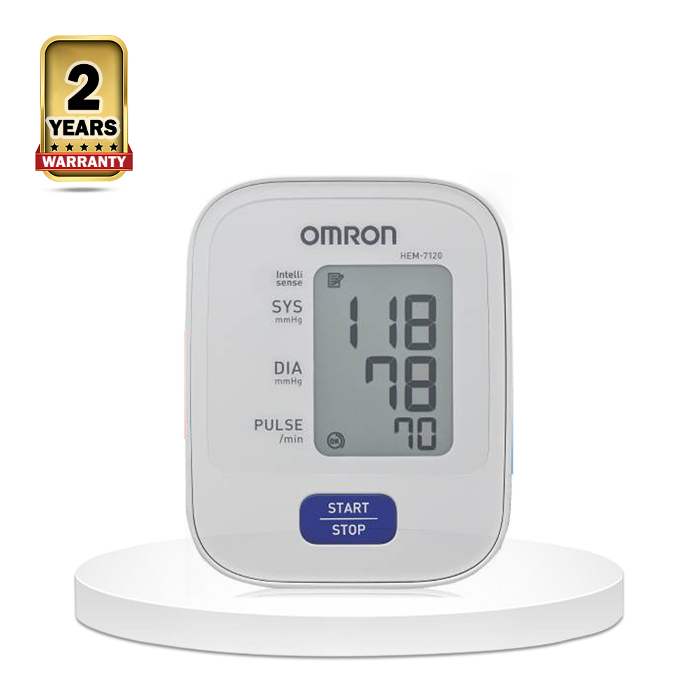 Omron HEM-7120 Automatic Blood Pressure Monitor - White