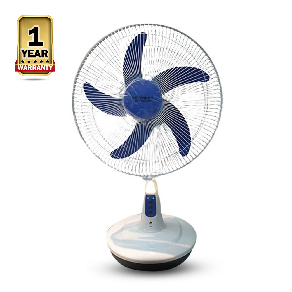 Defender 2956p Rechargeable Fan - 16 Inch - White