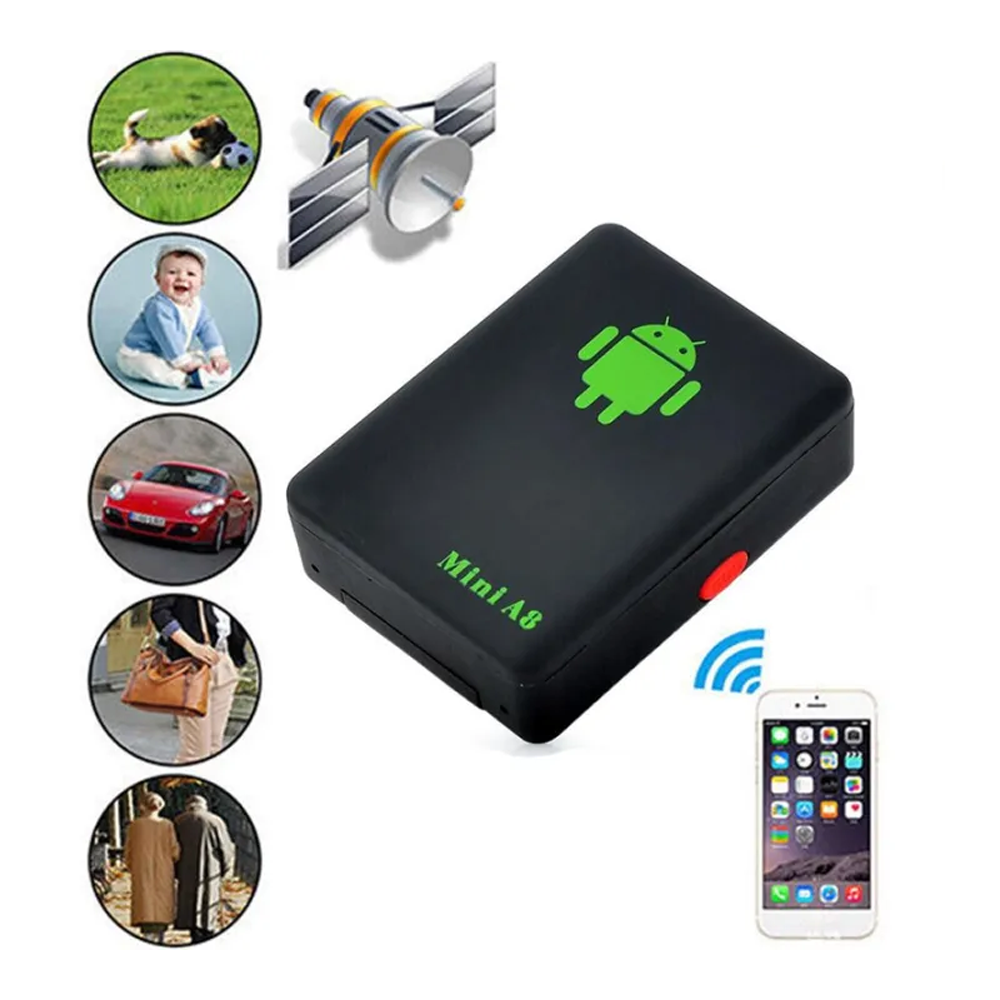 AFC Mini A8 Voice GSM GPRS GPS Tracker Black