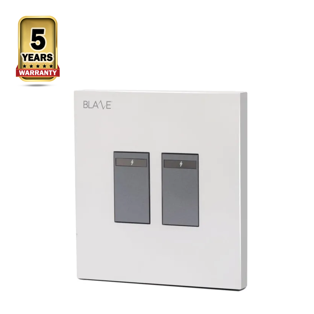 Blaze Crown 2 Gang 1 Way Switch