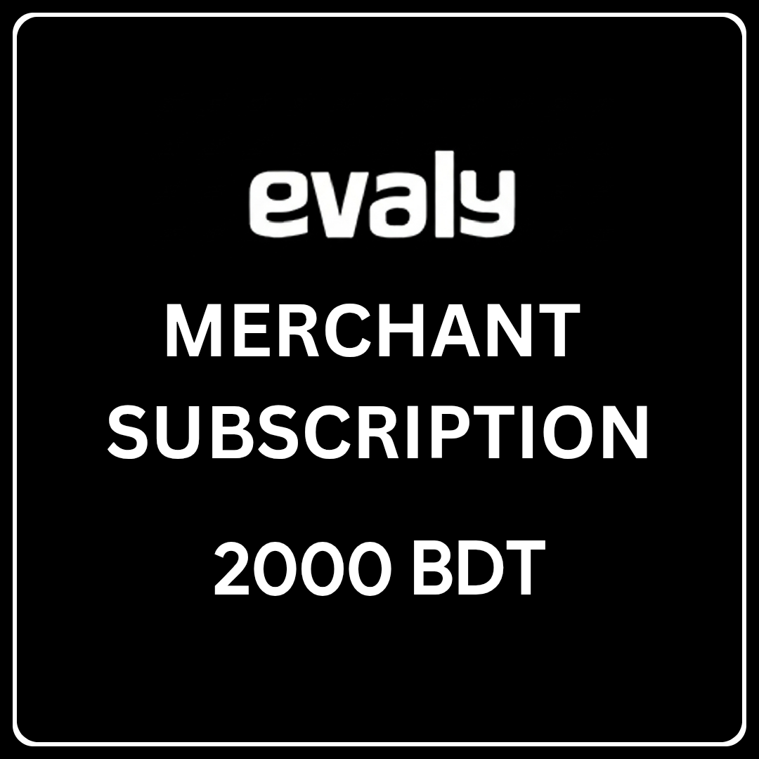 Evaly Service For Merchant Subscription(For Merchant)