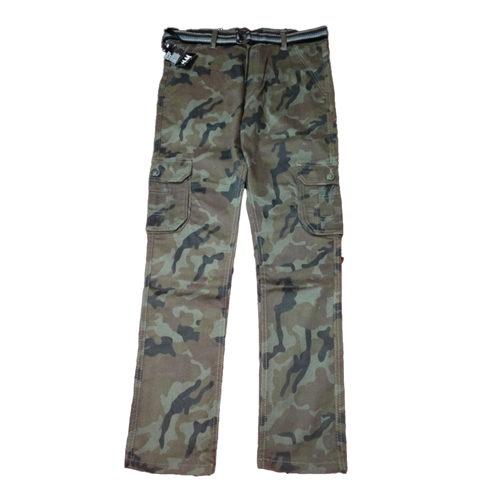 Cotton Cargo Pant For Men - Size 32 - Camo - CP-05