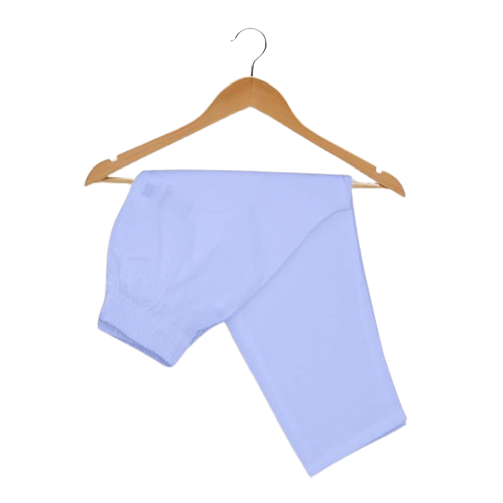 Cotton Pajama Pant For Kids - White