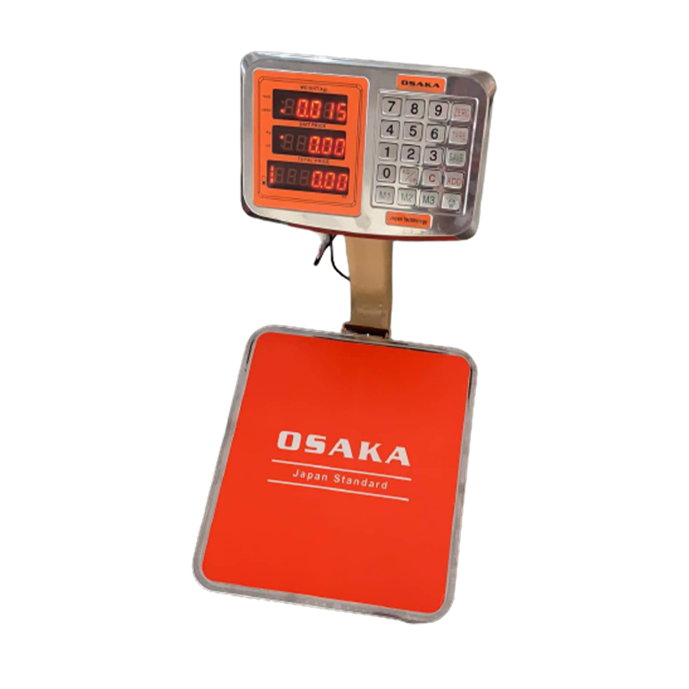 Digital Weighing Scale Machine 60kg/5g - Red