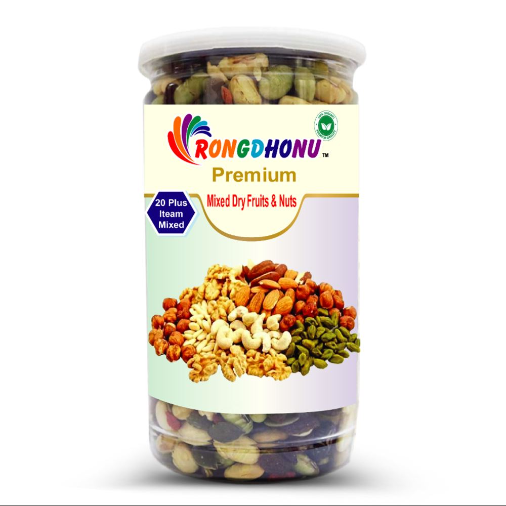 Rongdhonu Mixed Dry Fruits & Nuts - 1000gm