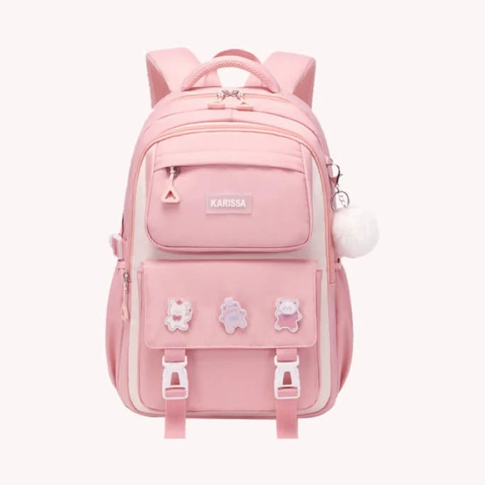 Kids School Bag - Pink
