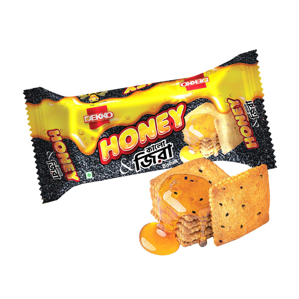 Dekko Honey and Kalo Zeera Biscuits - 65gm