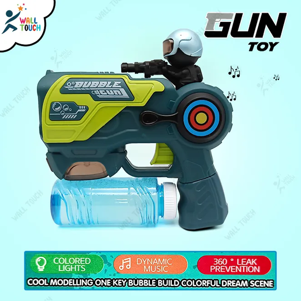 Automatic Mini Bubble Gun Toys for Kids - Green - 326655625