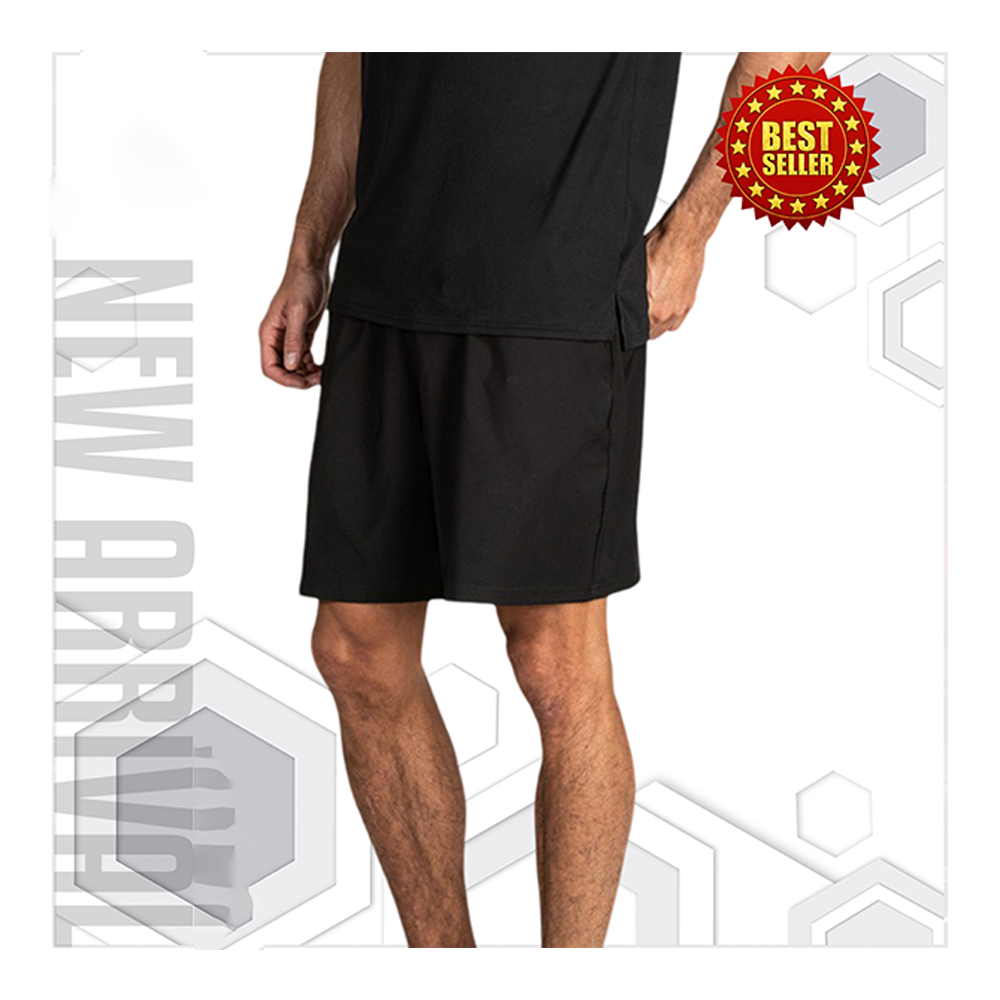 Cotton Half Pant For Men - Black