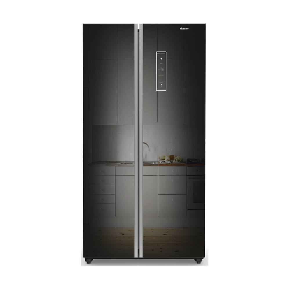 Minister M-573 Refrigerator SBS - 573 Liter - Black
