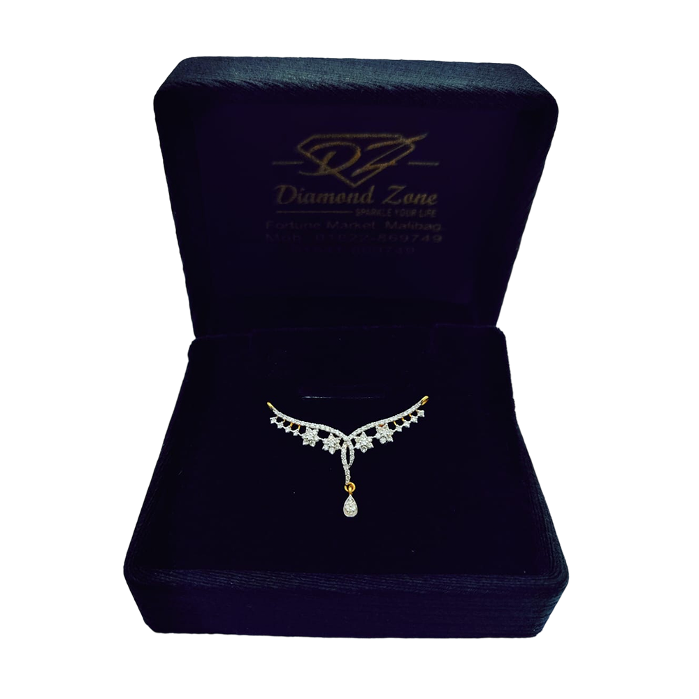 Diamond Necklace For Women - 0.42Ct