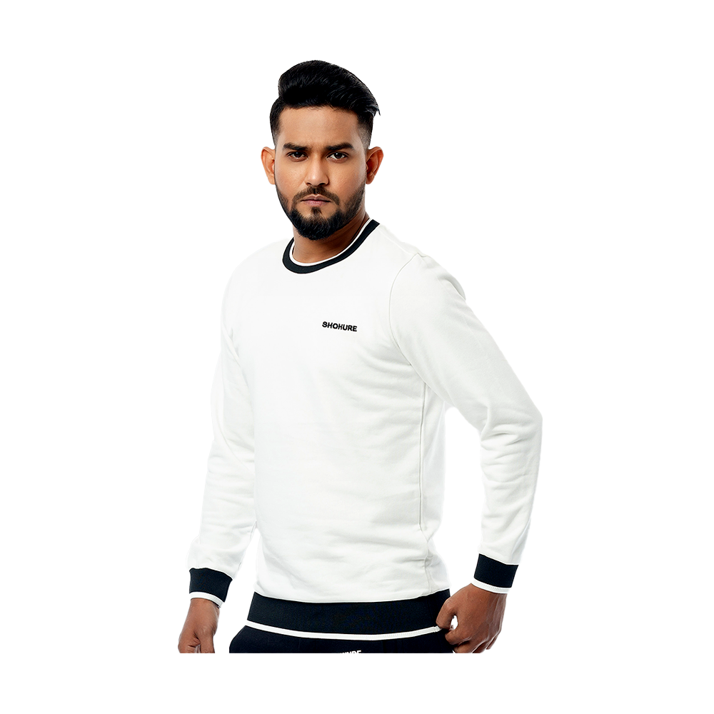 Cotton 3d Embroidery Sweatshirt For Men - Wst01