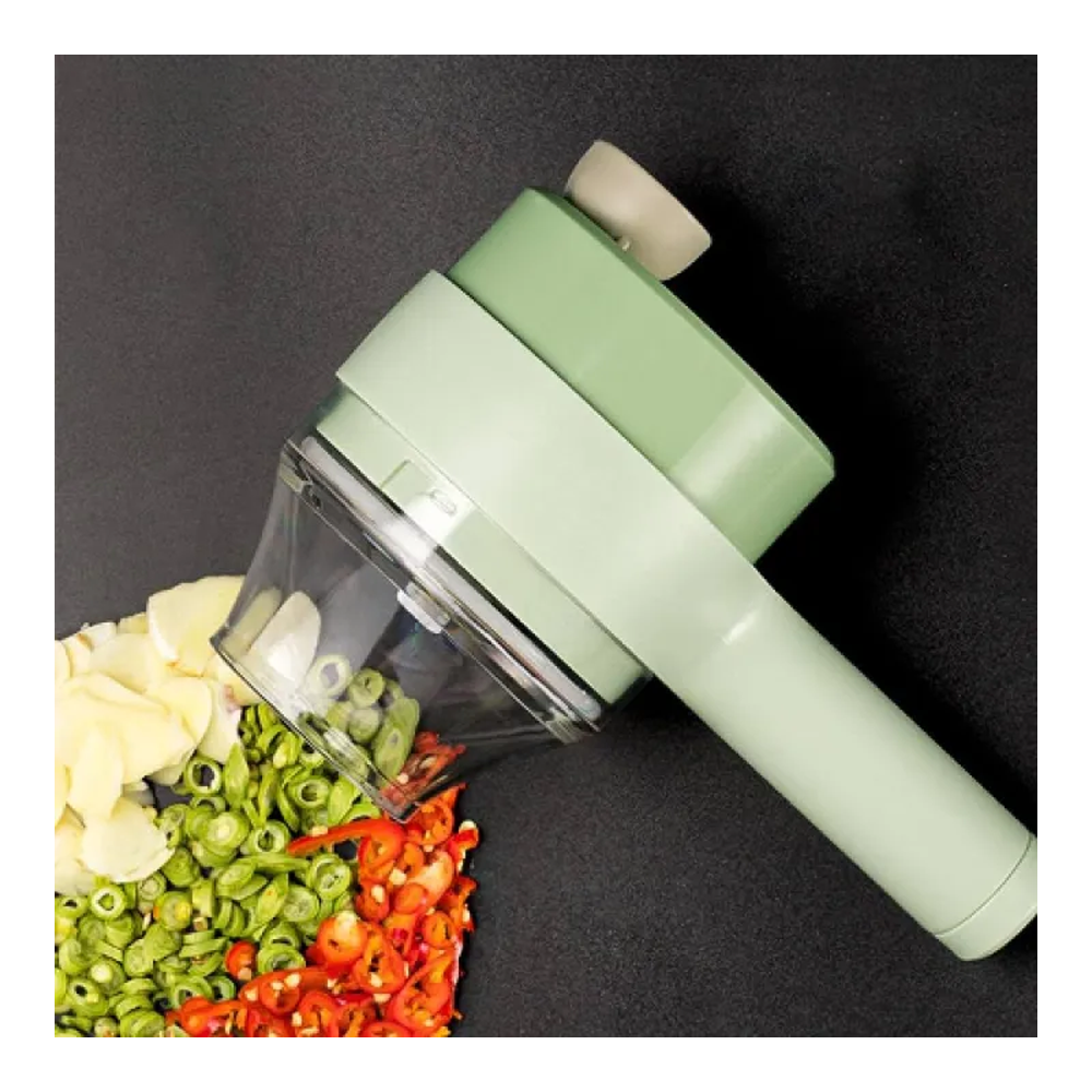 Maytto Electric Food Chopper Vegetable Slicer - Light Olive