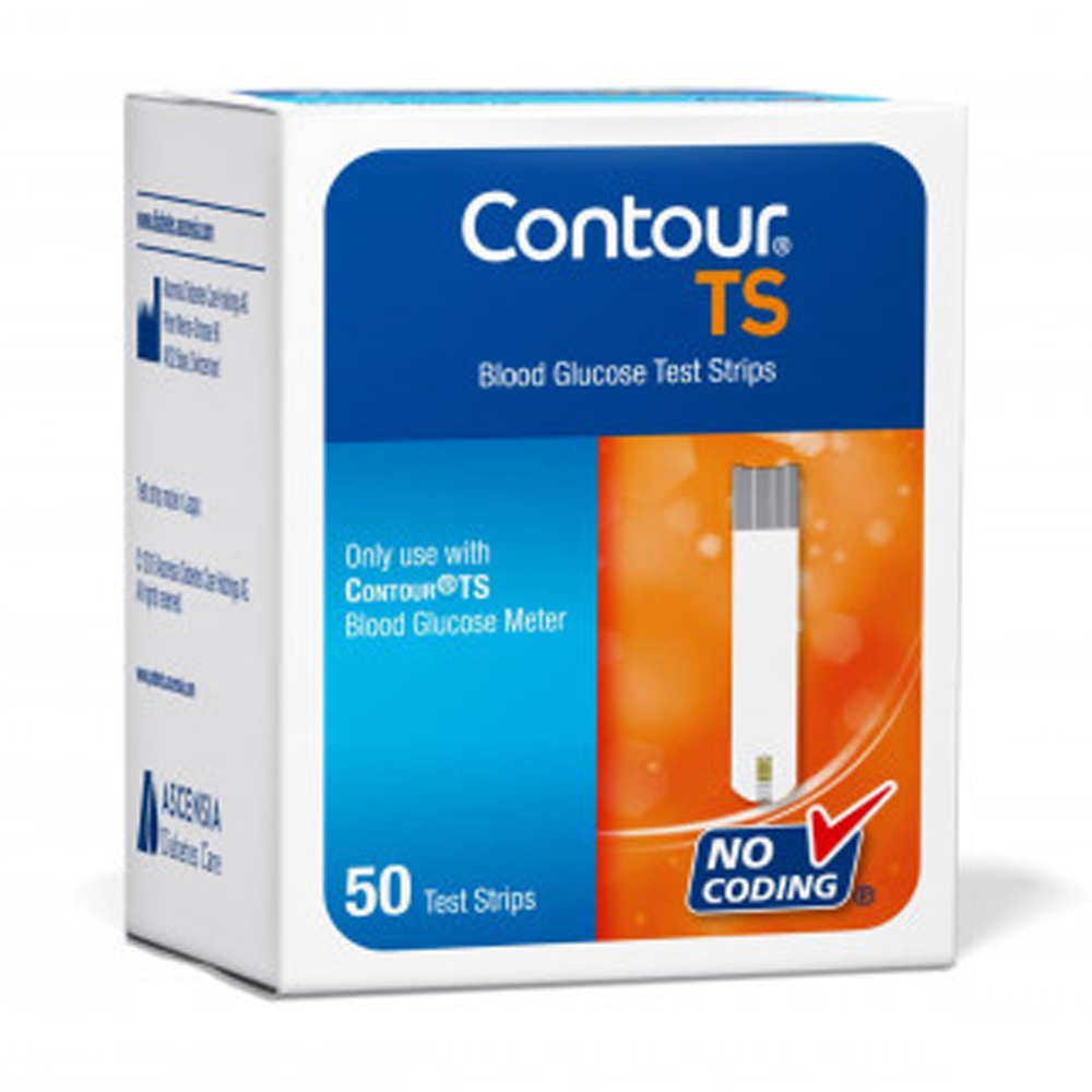 Contour TS Blood Glucose Test Strips - 50 Strips