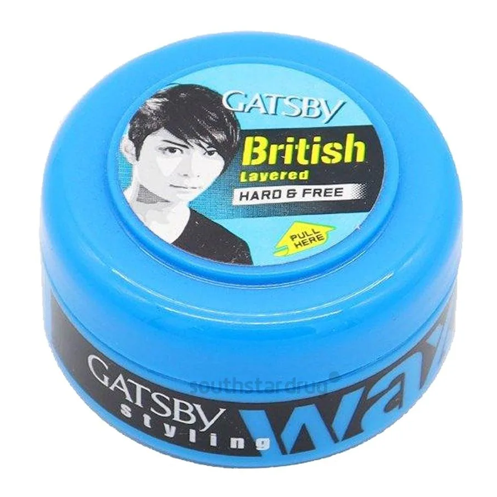 Gatsby Hard And Free British Layered Hair Styling Wax - 25gm