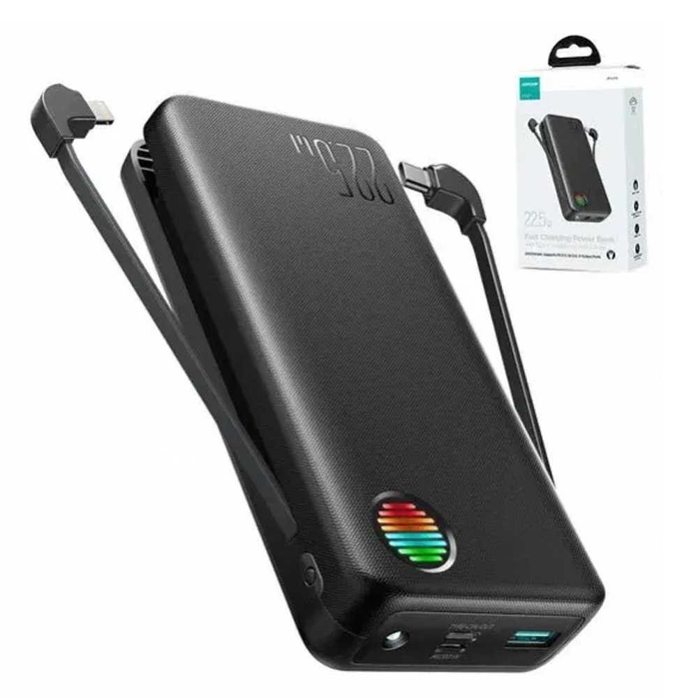 Joyroom JR-L015 22.5W Super Fast Power Bank - 20000mAh - Black