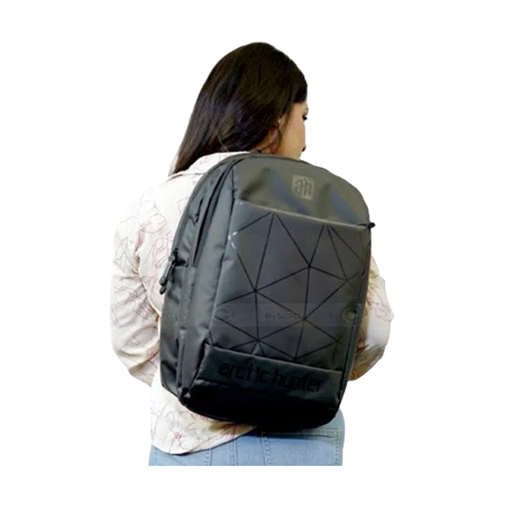 Polyester Backpack For Men and Women - Black