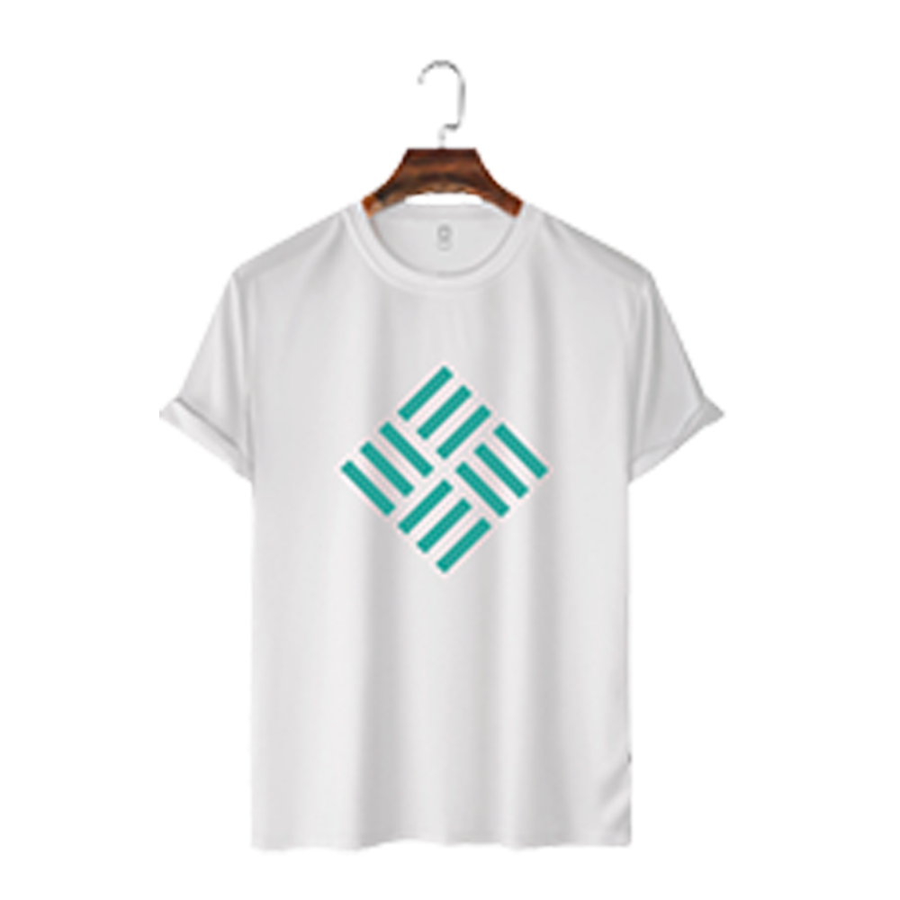 Cotton Half Sleeve T-Shirt For Men - White - TS-211