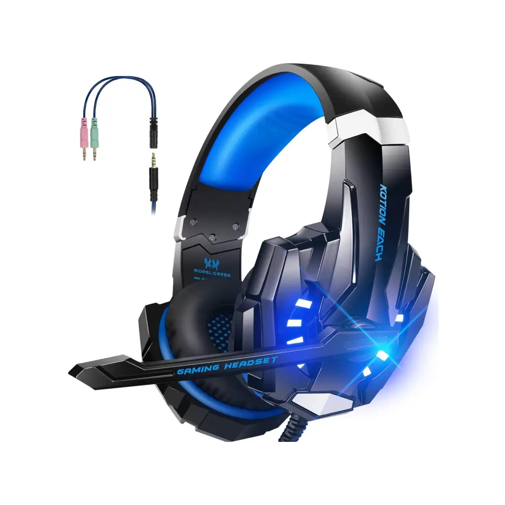 Kotion Each G9000 Noise Reduction Gaming Headset - Blue