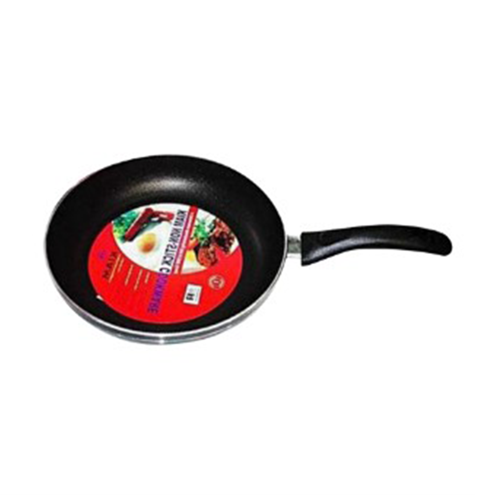 Kiam Non -Stick Frypan Without Lid Tapper 22cm - Black