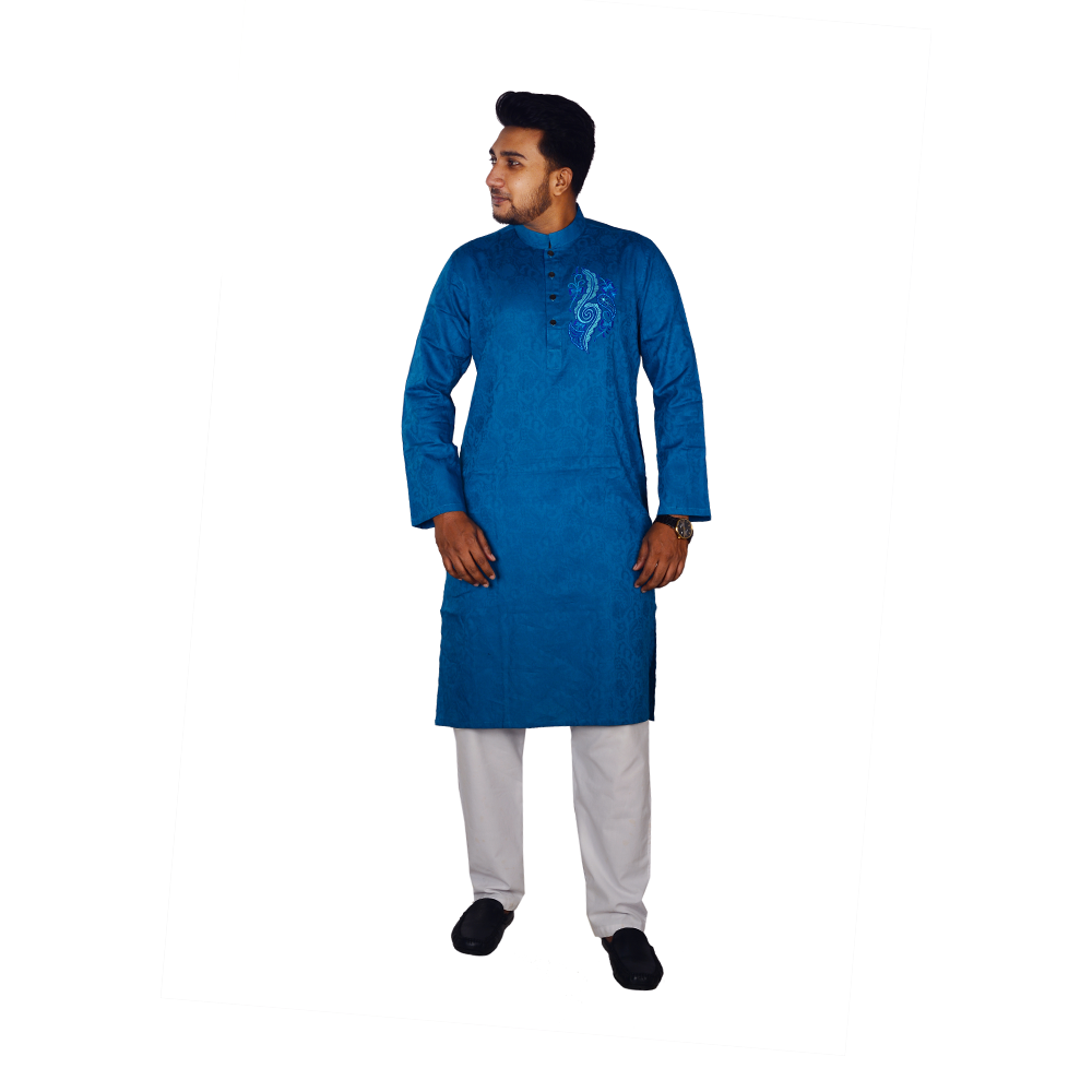 Embroidary Cotton Panjabi For Men - FF1013