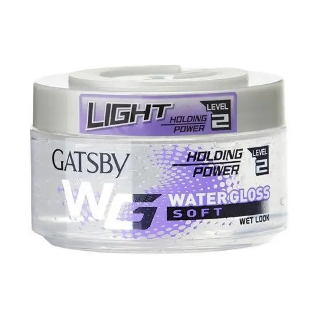 Gatsby Water Gloss Soft Wet Look Holding Power Level 2 Hair Gel - 150gm