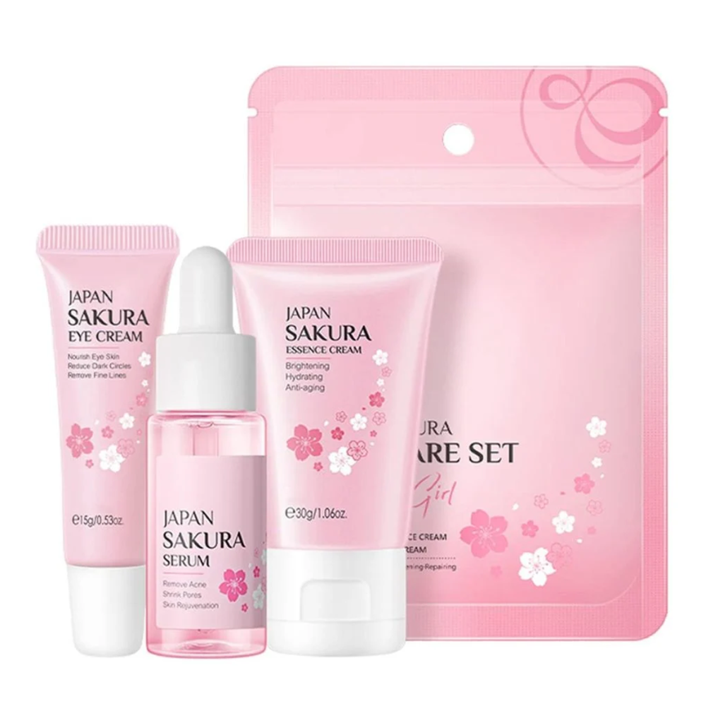 Laikou Japan Sakura Skincare Set - 3pcs - LB109