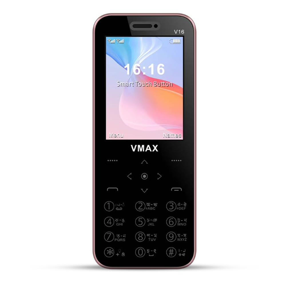 Vmax V16 Ultra Max Feature Phone - Rose Gold