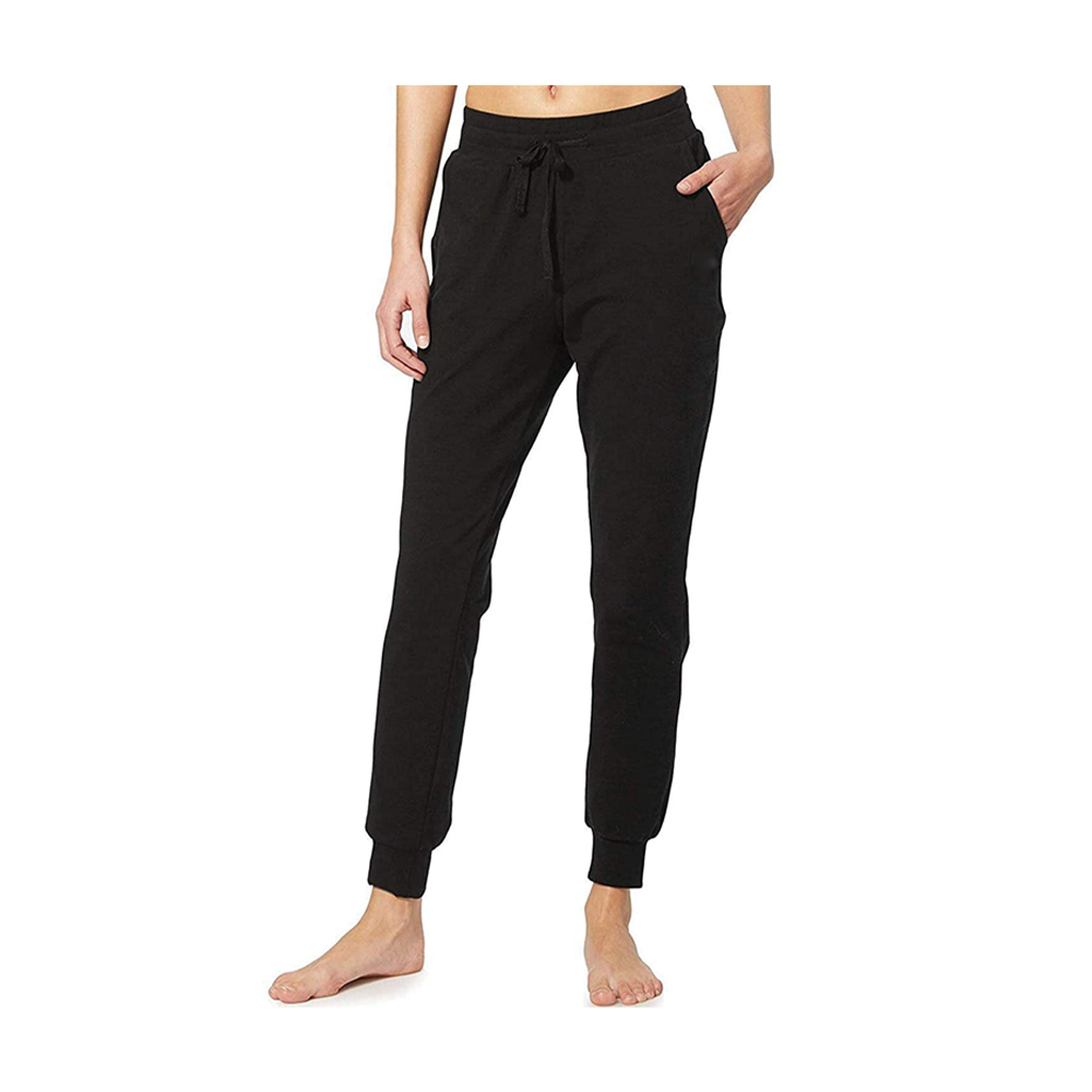 Laksba Soft Washed Cotton Sweatpants For Women - Black