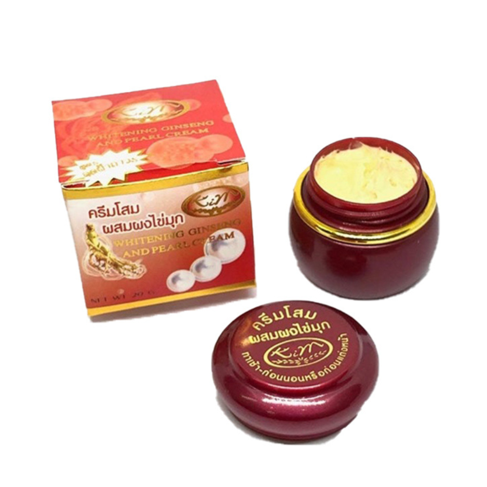 KIM Whitening Ginseng and Pearl Smoother Face Cream - 20 gm