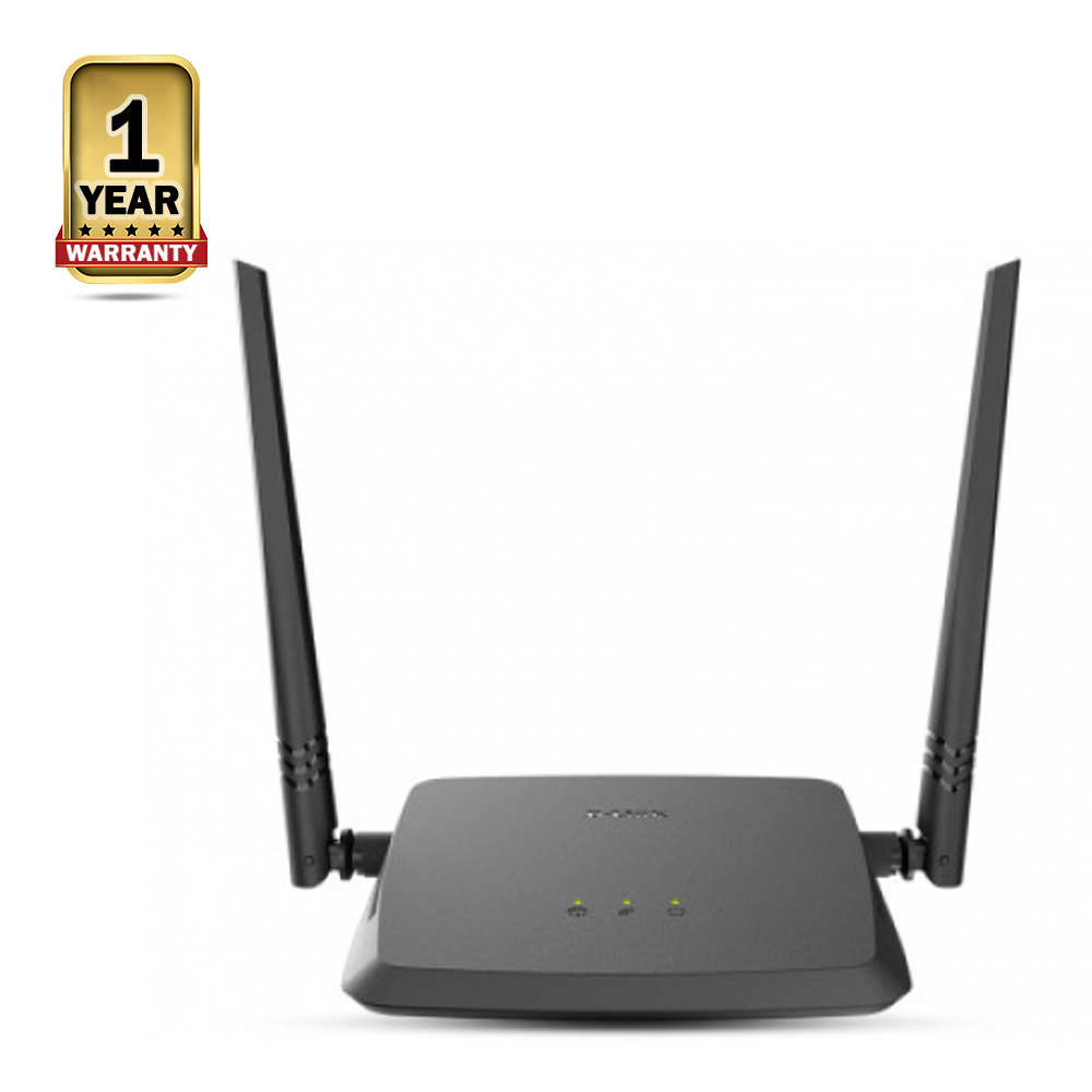 D-Link DIR-615 Z1 300mbps 2 Antenna Wi-Fi Router - Black