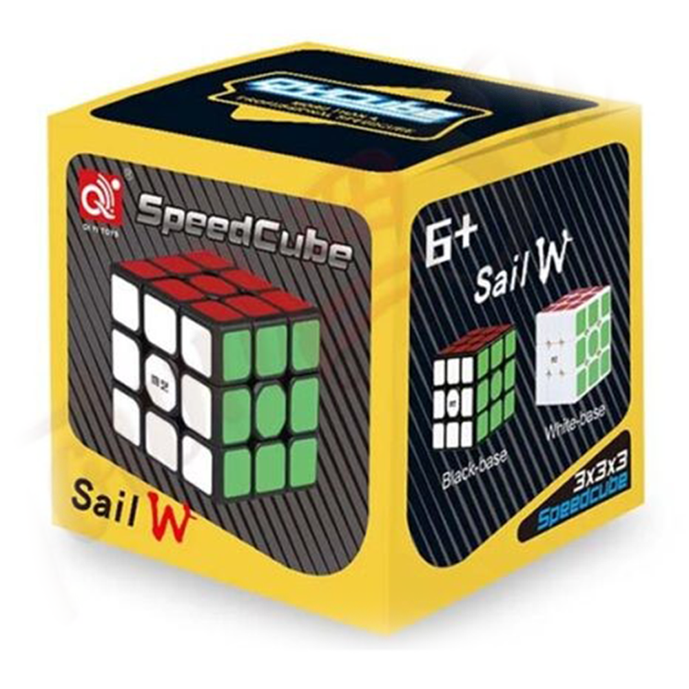 Qytoys Sail Magic Rubiks Cube Puzzle Toy - 3x3x3 - 5.6cm