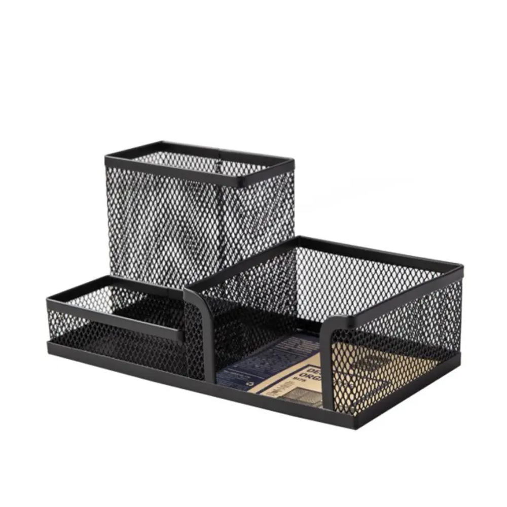 Deli E9175 Desk Organizer - Black