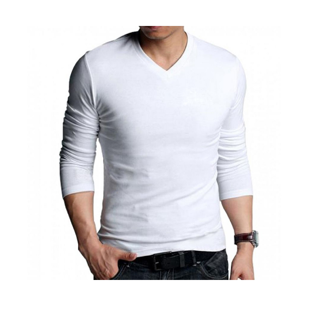 Cotton Casual Full Sleeve T-Shirt For Men - F-11