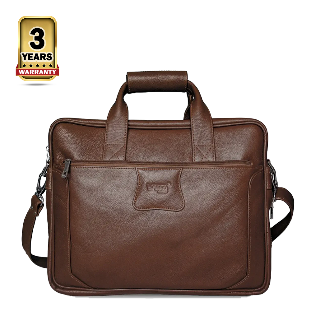 Leather Office Bag For Men - OB -1016