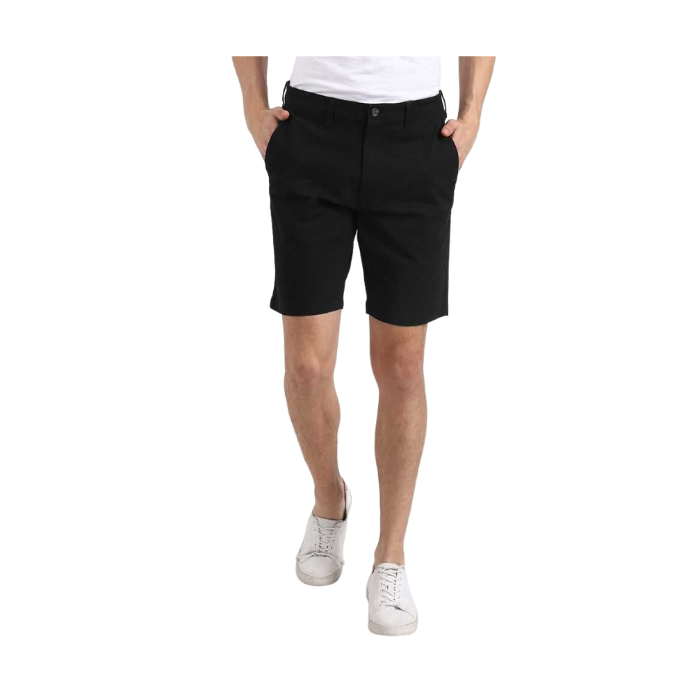 Cargo Half Pant for Men Black