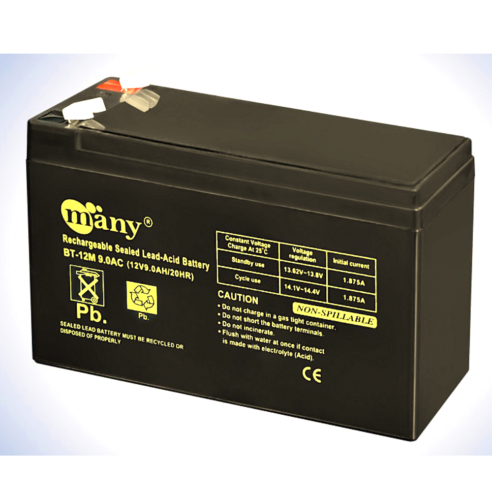 Heavy Duty Rechargeable UPS Battery - Black