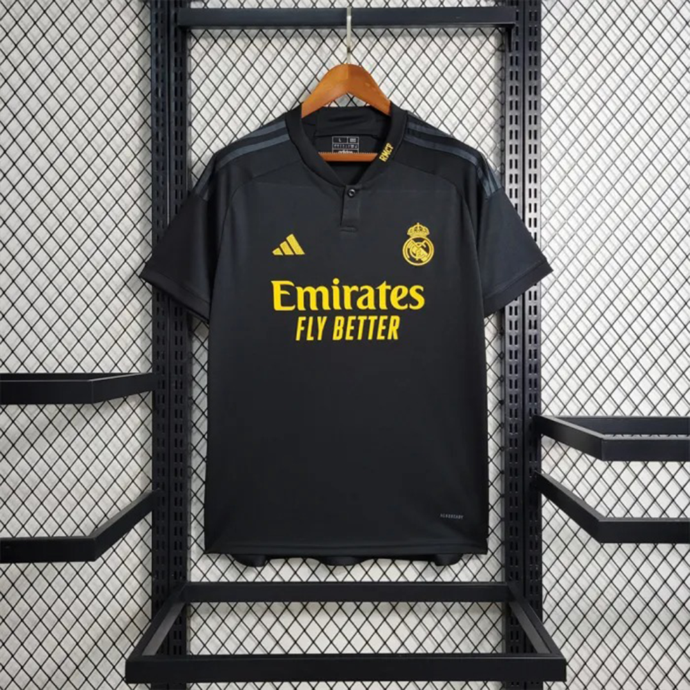 Real Madrid Mesh Cotton Half Sleeve Fan Version Third Jersey 2023-24 Season