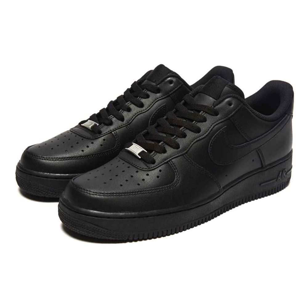 PU Leather Low Neck Sneakers - Black - OA-02