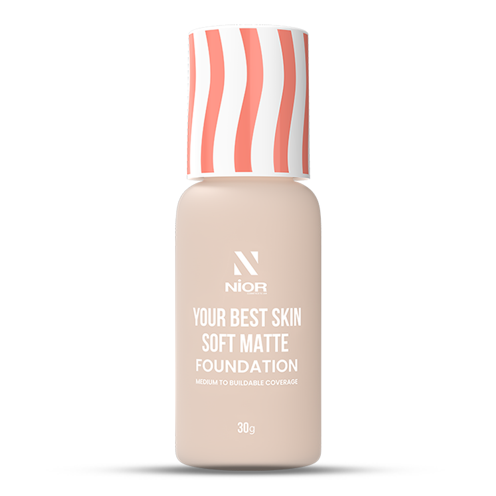 Nior Your Best Skin Soft Matte Foundation - 30ml - Neutral Beige
