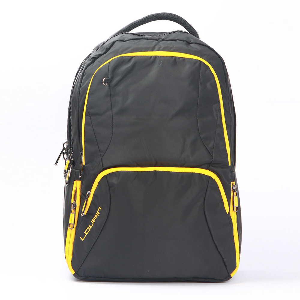 Loupin Nylon Backpack - Black - 673