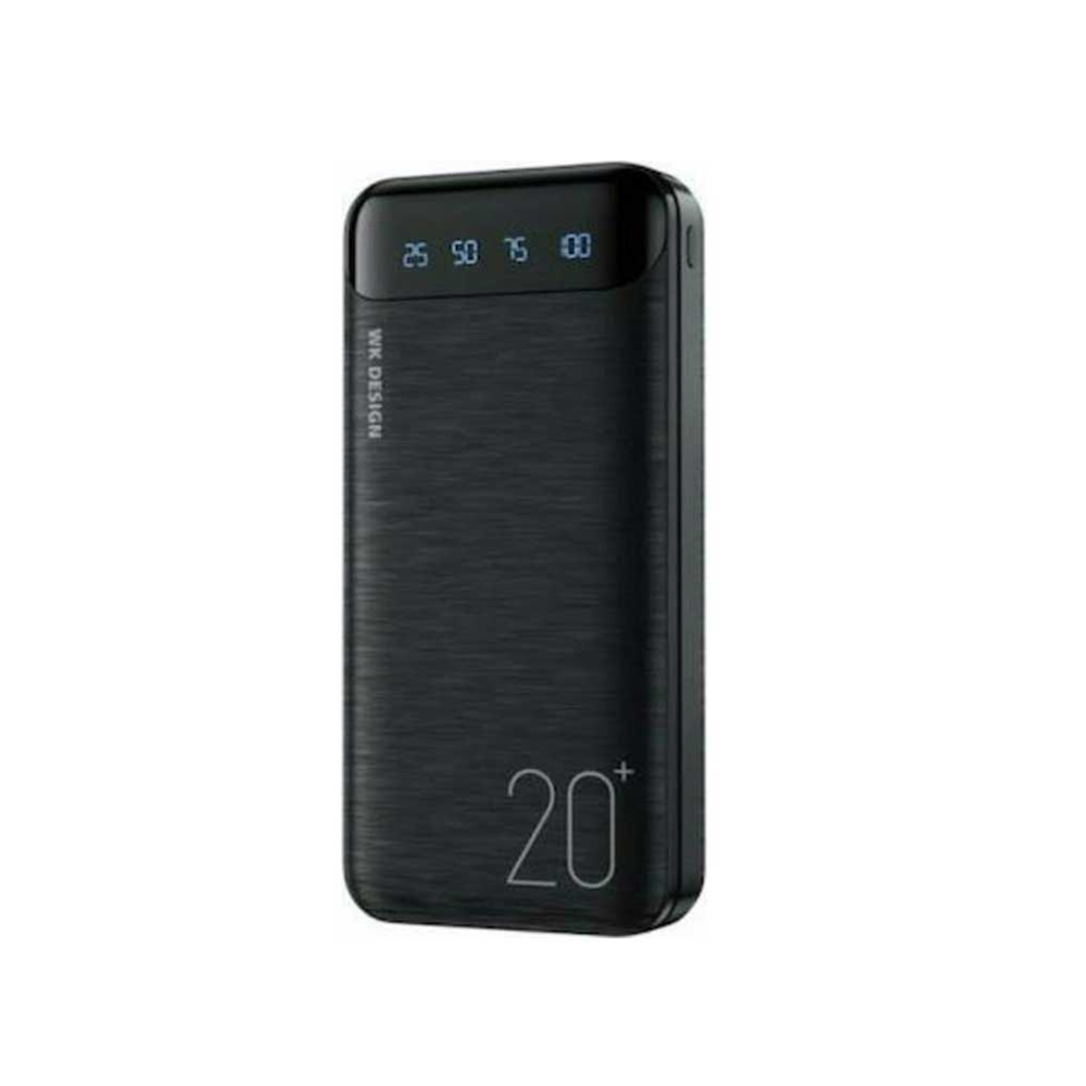 Remax WP-163 LED Display Power Bank - 20000mAh - Black