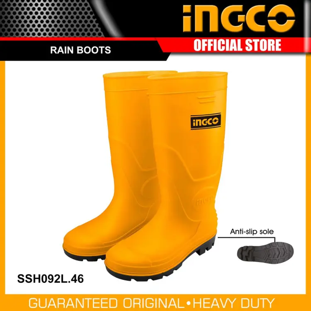 Ingco SSH092 Rain Gum Boot - Yellow